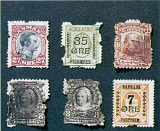 Sølvkræ i frimærkesamling